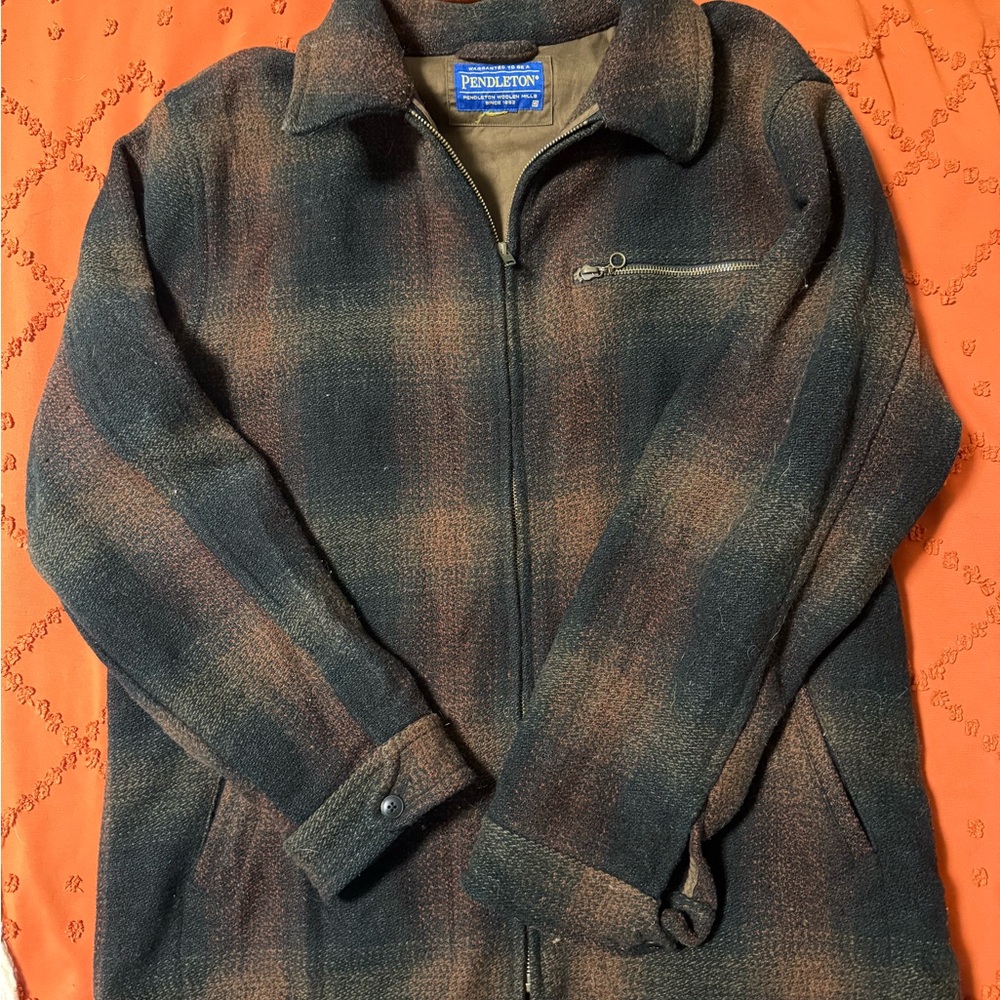 Pendleton Plaid Wool Jacket